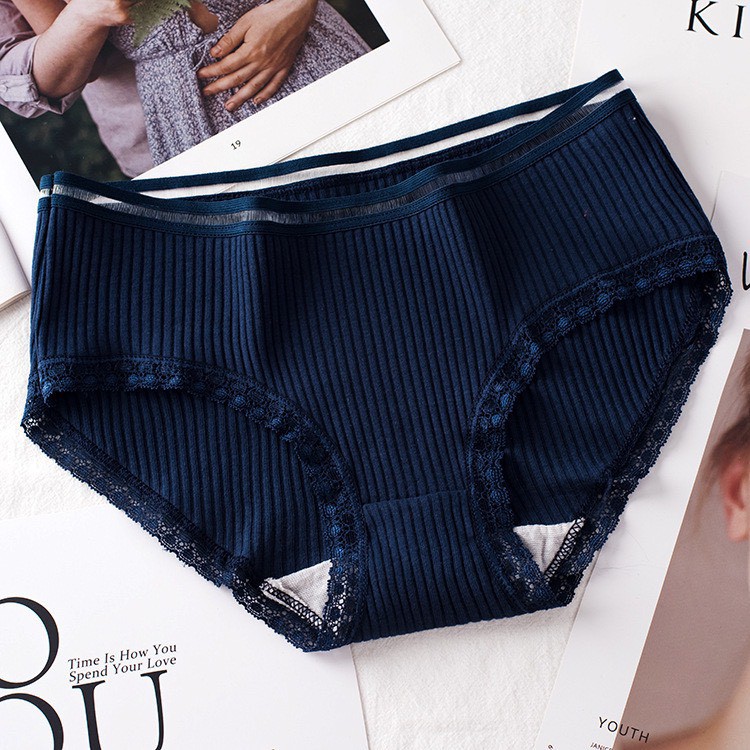 Combo 5 quần tăm tre - Quần lót MUJI viền cạp trong phối ren - cô chủ nhỏ chuyên sỉ | BigBuy360 - bigbuy360.vn