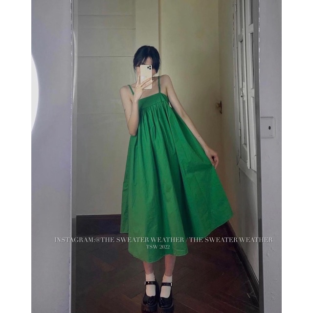 Đầm dây kate from xuôn