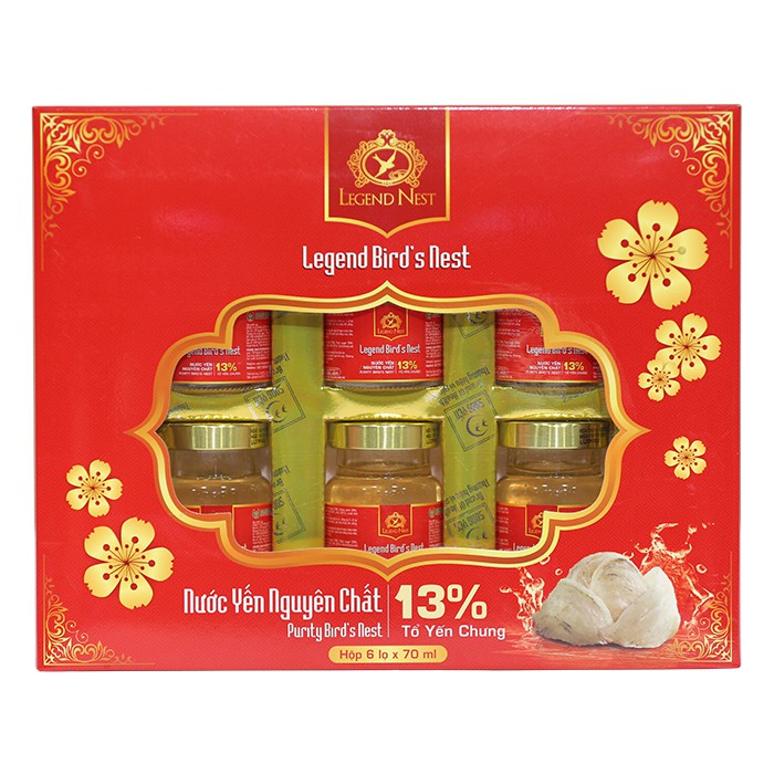 Combo 8 Hộp Nước Yến LEGEND NEST 13% Phiên bản Tết TẶNG: 3 Hộp Nước Yến Legend Nest 20% & 2 Hộp Nước Yến Song Yến 13%