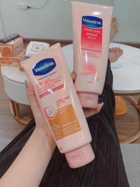 [BẢN MỚI] Sữa Dưỡng Thể Vaseline Perfect Serum 50X Tuýp 320ml