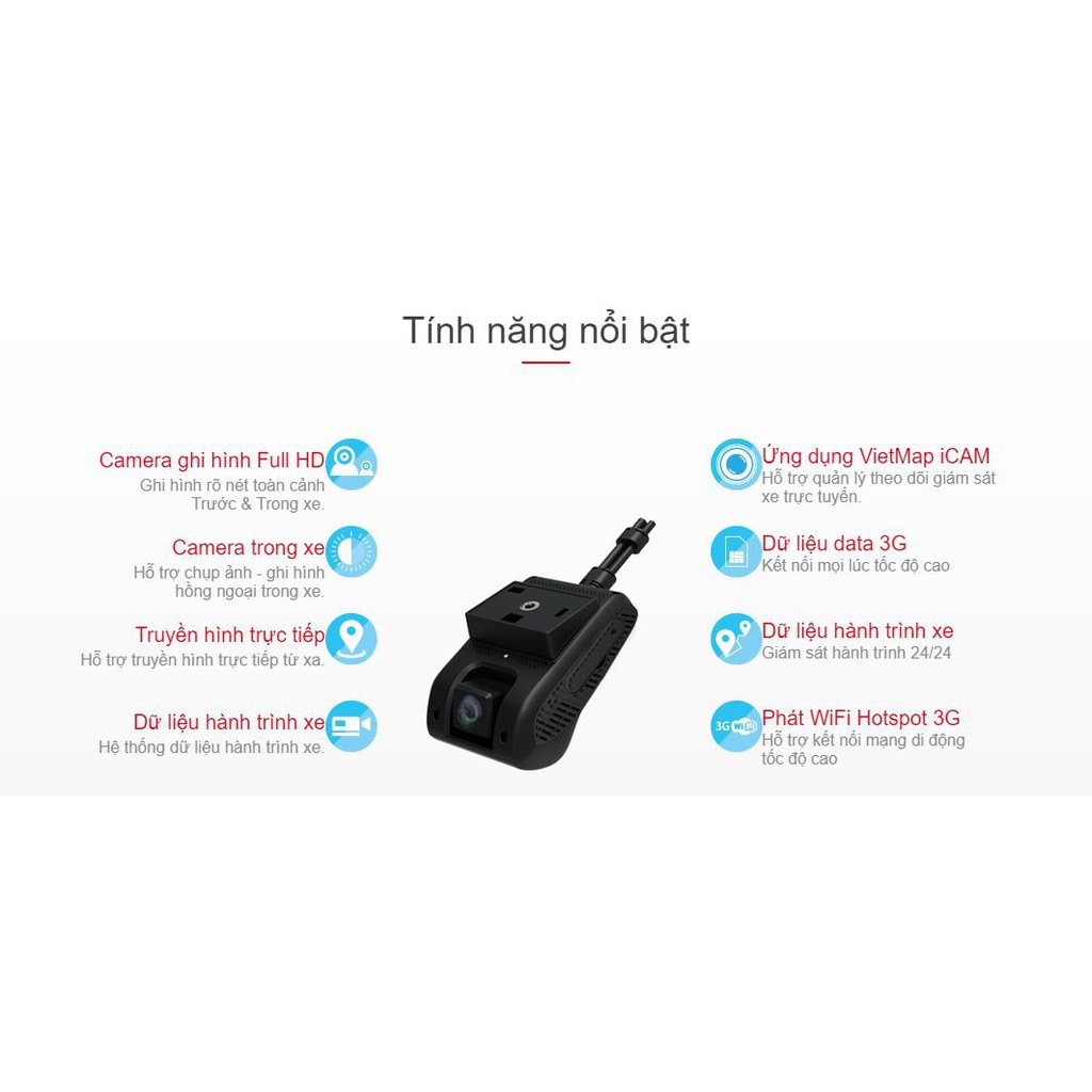 CAMERA HÀNH TRÌNH VIETMAP VM200 QUAN SÁT TỪ XA 4G ICAM KÈM THẺ NHỚ  - Chính hãng | WebRaoVat - webraovat.net.vn