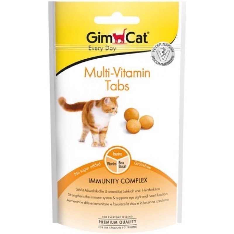 Viên vitamin và tăng miễn dịch cho mèo Gimcat Multi-Vitamin Tabs 40g