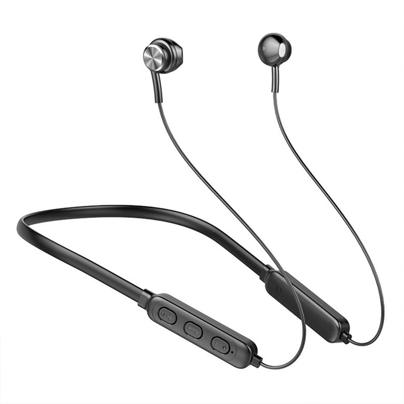 Tai Nghe KAXOE Bluetooth 5.0 Không Dây Hifi Mới Đeo Cổ Từ Tính Thể Thao Chạy Bộ Điều Khiển Âm Lượng
