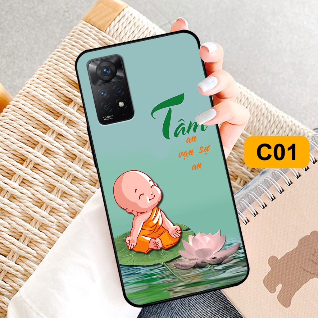 Ốp lưng Xiaomi Redmi Note 11 4G / Note 11S / Note 11 Pro in hình phong cách chữ thư pháp cha mẹ, tài lộc