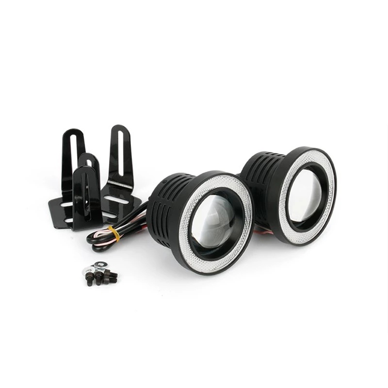 Set 2 Đèn LED Sương Mù 2.5 &quot;3.0&quot; 3.5 &quot;64mm 76mm 89mm 12V Đa Năng Dành Cho Ô Tô