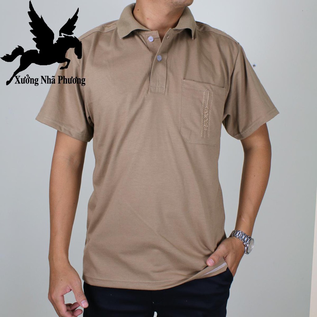 áo thun nam ngắn tay trung niên có cổ vải Cotton MÁT loại áo polo thun ngắn tay form rộng rãi TOG3 | BigBuy360 - bigbuy360.vn