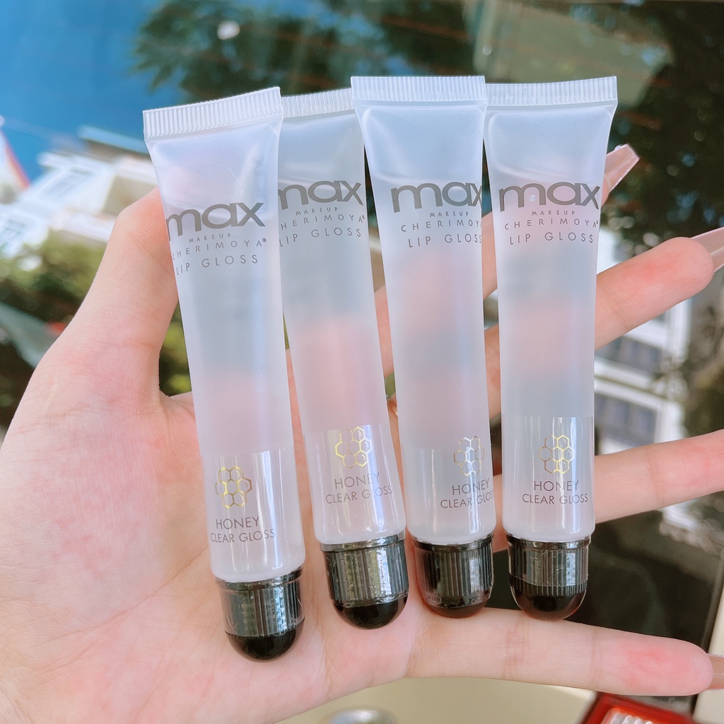 Son bóng MAX Honey Clear Gloss