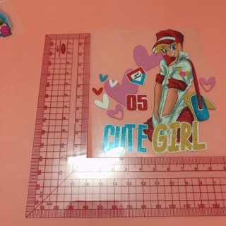 Sticker ủi, hình ủi, patch ủi những cô gái( chọn ngẫu nhiên) (Phụ liệu may vá trang trí quần áo may mặc, Handmade, DIY)