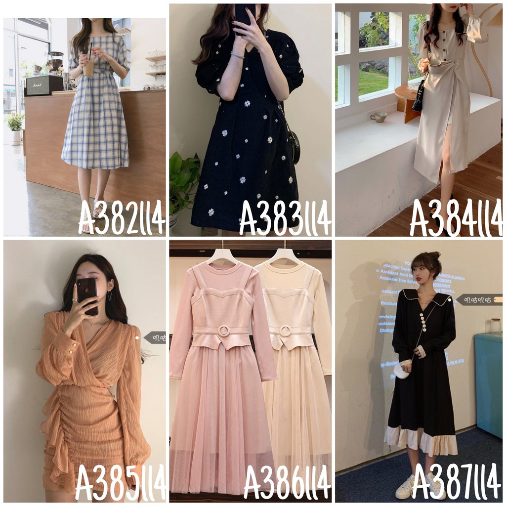 [Mã SKAMA06 giảm 8% tối đa 50K đơn 250K] [Order] Sáu Mẫu Đầm Dài Qua Gối Bigsize