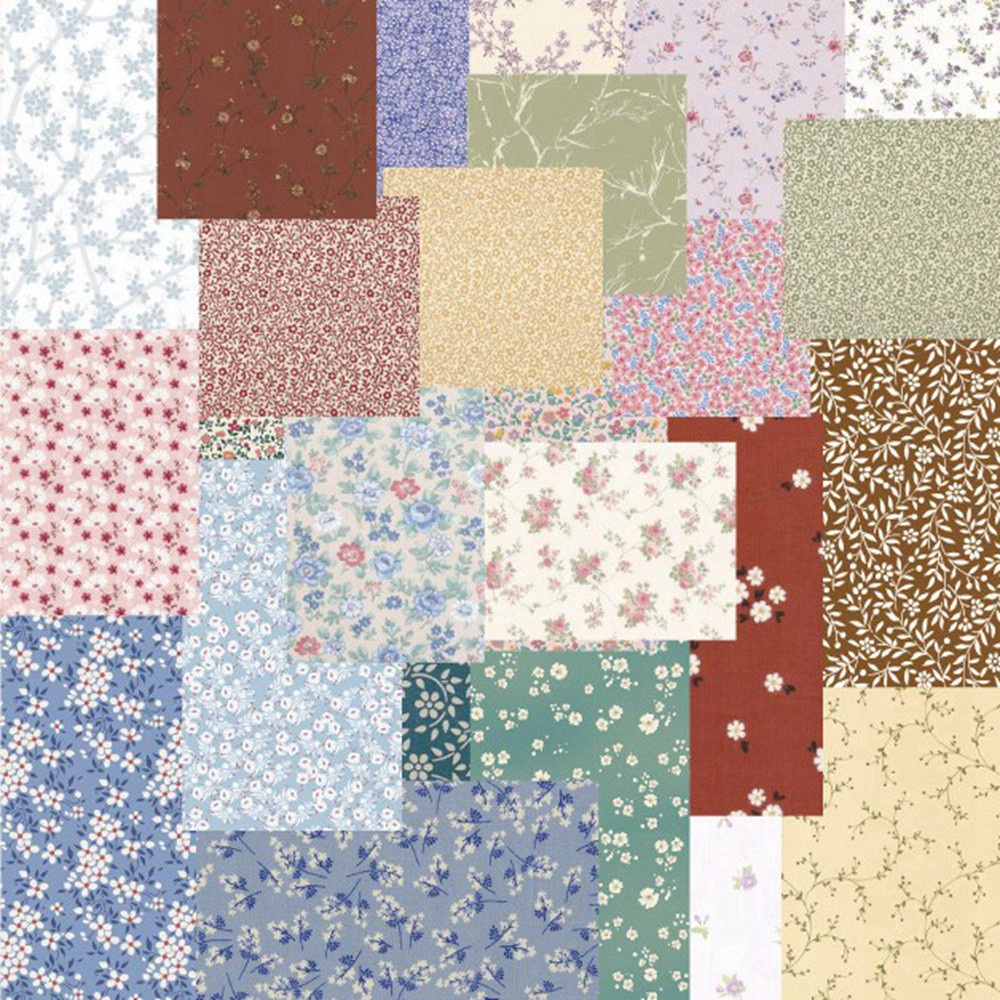 Set 60 / 360 Tờ Giấy Dán Trang Trí Sổ Tay / Đồ Thủ Công Phong Cách Vintage Thanh Lịch