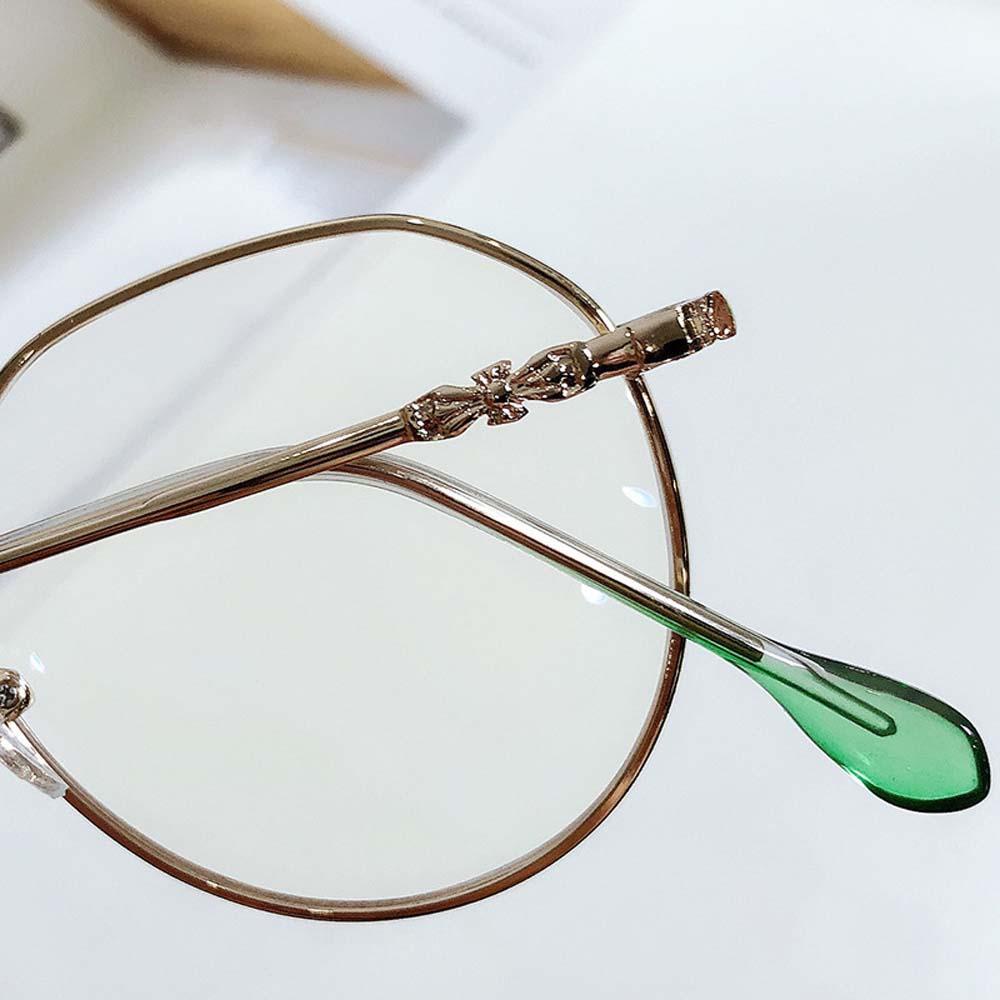 Kính Đọc Sách Chống Tia Cực Tím Chống Bức Xạ Bằng Kim Loại Phong Cách Hàn Quốc Cho Nữ