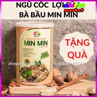 Ngũ Cốc Lợi Sữa Min Mim, Ngũ cốc Min Mim Lợi sữa 500gr+ quà- muối tắm bé độc mộc