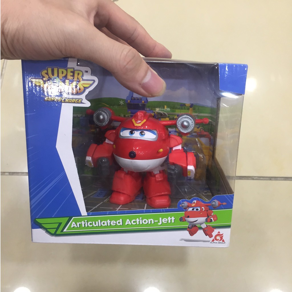 RÔ BỐT BẺ KHỚP MINI JETT TIA CHỚP - Super wings Chính Hãng - biệt đội bay siêu đẳng