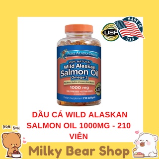 [MỸ] VIÊN UỐNG WILD ALASKAN SALMON OIL 1000MG 100% NATURAL 210 VIÊN