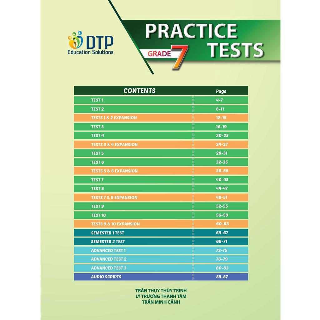 Sách - DTPbooks - Practice Test Grade 7 | BigBuy360 - bigbuy360.vn