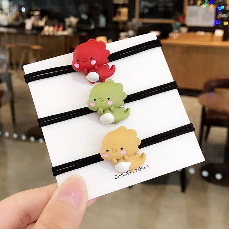 Dây chun buộc tóc cao su hoạ tiết cho bạn gái / Gift /