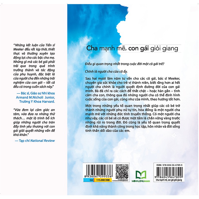 Sách: Cha Mạnh Mẽ, Con Gái Giỏi Giang - 10 Bí Quyết Làm Người Cha Tuyệt Vời