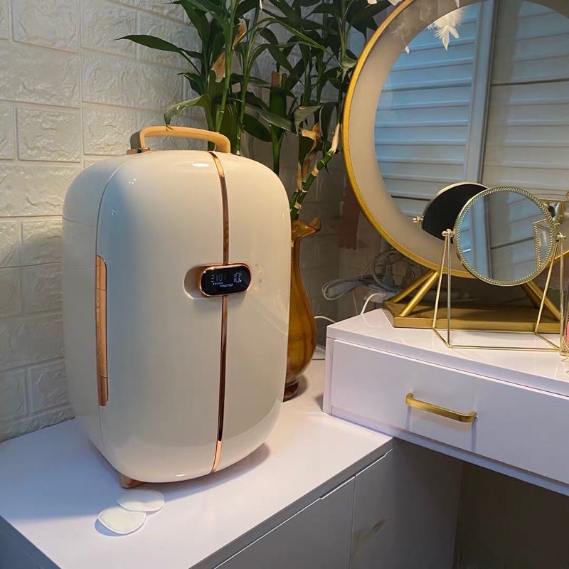 Beauty Fridge tủ lạnh 2 cánh bảo quản mỹ phẩm PINKTOP - 2023 - CHÍNH HÃNG - PKT13