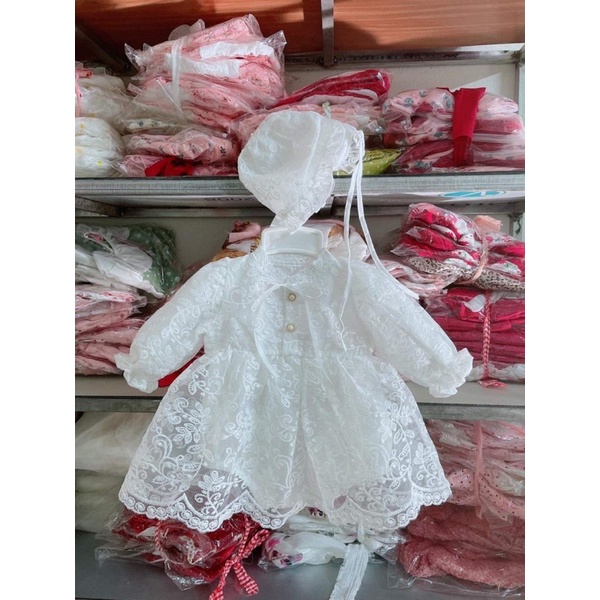 VÁY REN CÔNG CHÚA  BODY VÁY TẶNG MŨ XINH CHO BÉ ĐẦY THÁNG THÔI NÔI