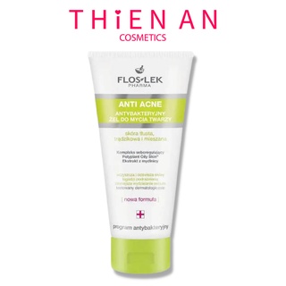 Floslek Pharma Gel Rửa Mặt Diệt Khuẩn Ngừa Mụn Antibacterial Face Cleansing Gel 200ml