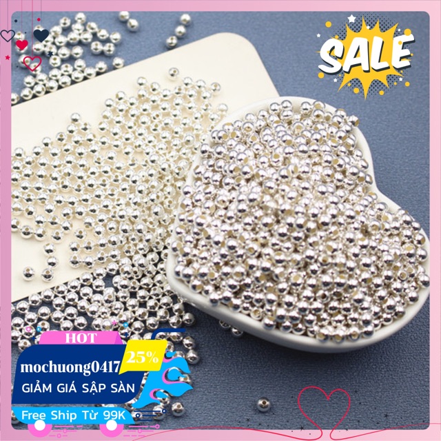 [Siêu rẻ] Combo 50 bi bạc 2mm - MH398