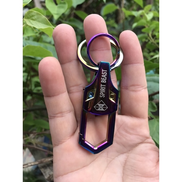 Móc khoá chính hãng spirt beast kèm hộp titan cao cấp