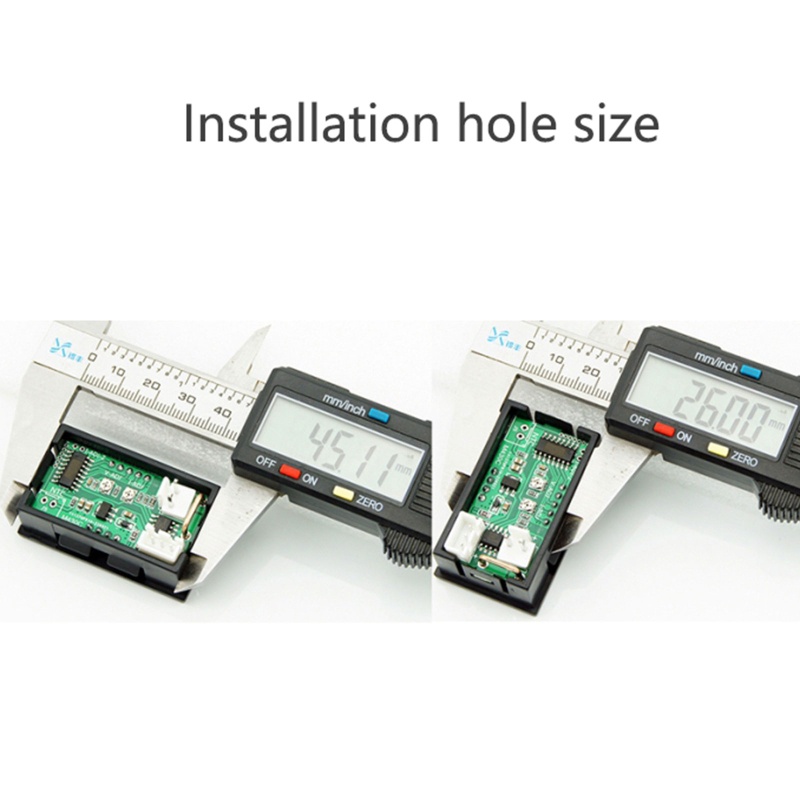 Vôn Kế Kỹ Thuật Số 10A / 50A / 100A Có Đèn LED