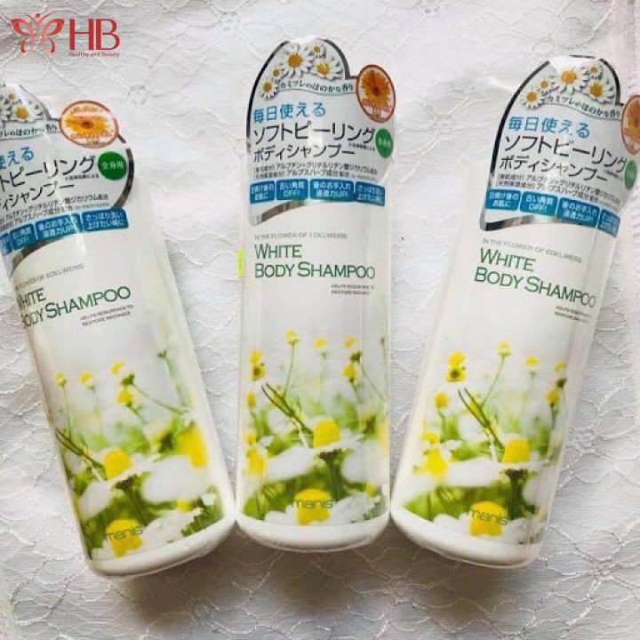 Sữa tắm trắng da toàn thân Manis White Body Shampoo 450ml NoBrandLarge Size