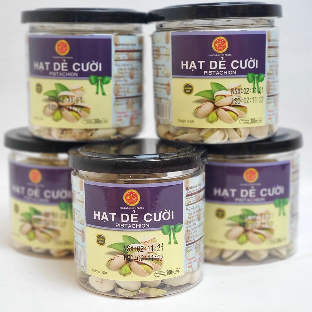 Hạt dẻ cười chuẩn hũ 200g - bánh kẹo tết - đồ ăn vặt cô nương béo