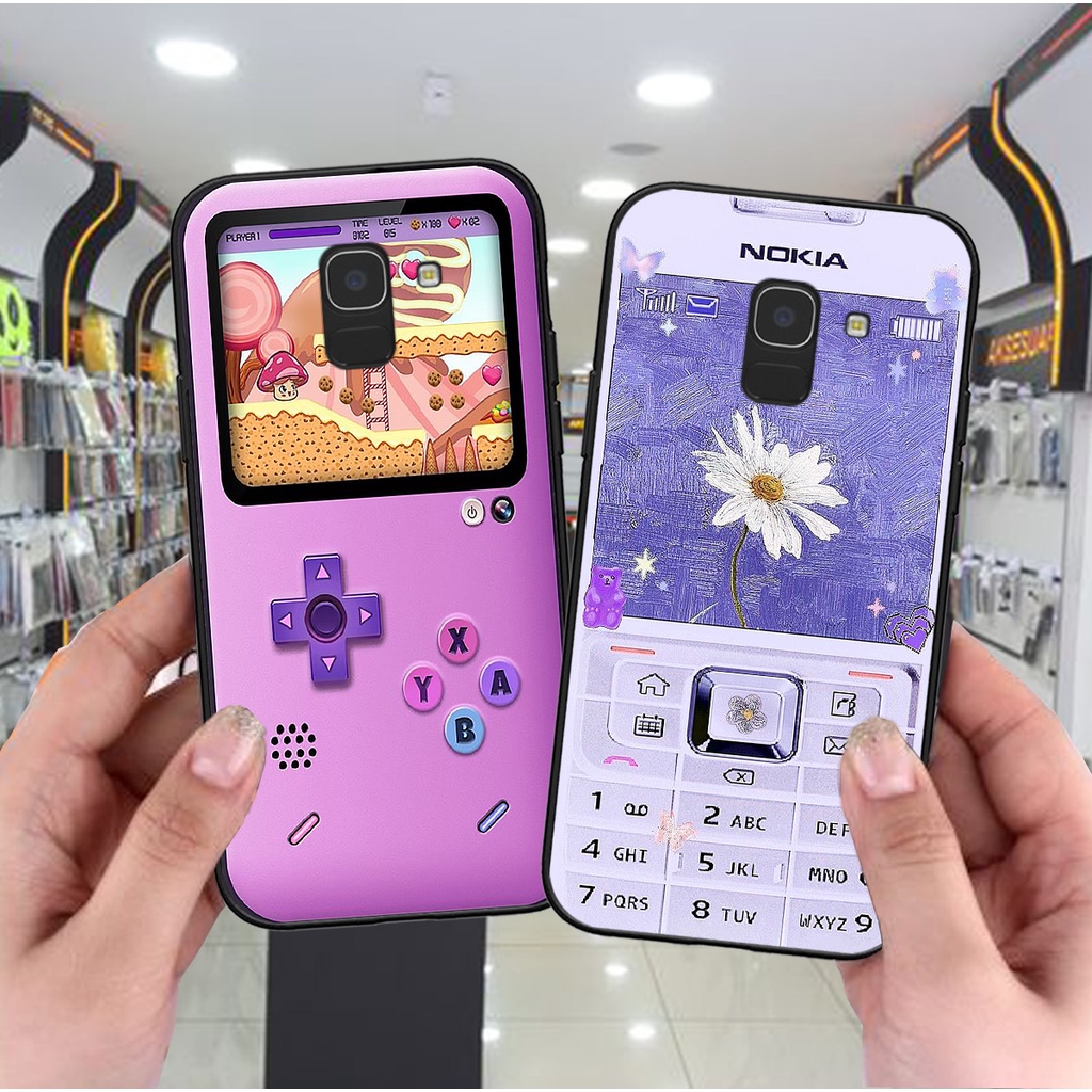 Ốp Samsung J6 2018 / J6 Plus / J8 / J6+ bộ hình điện thoại nokia huyền thoại , BTS , Vpop cute