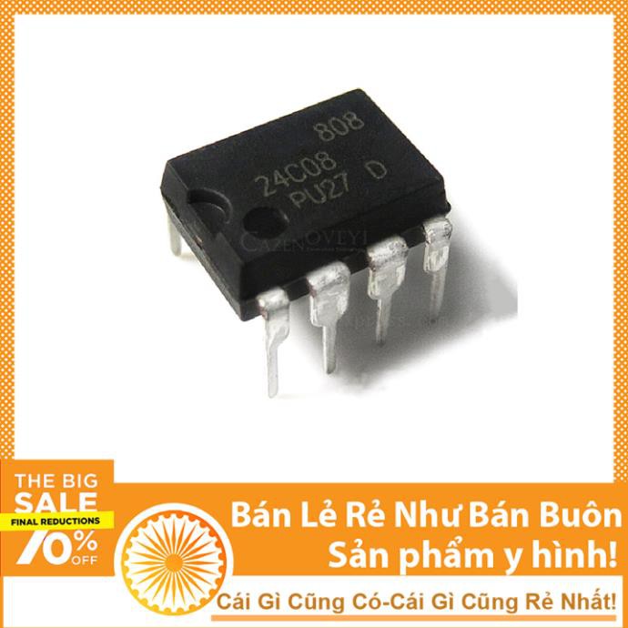 IC nhớ AT24C08 DIP8