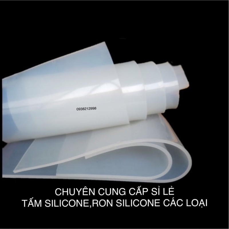 Tấm silicone chịu nhiệt 1M x 1M độ dày 0.5,1,2,3,4,5,6,8,10