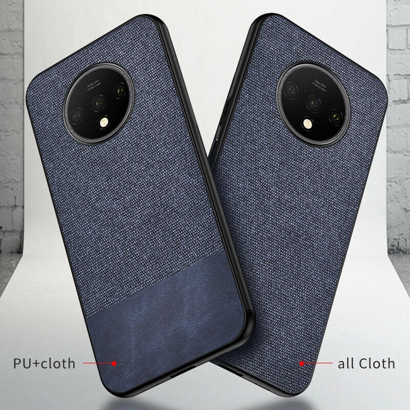 Ốp điện thoại TPU dẻo và vải hybrid siêu vừa vặn dành cho OnePlus 7T Pro 5G