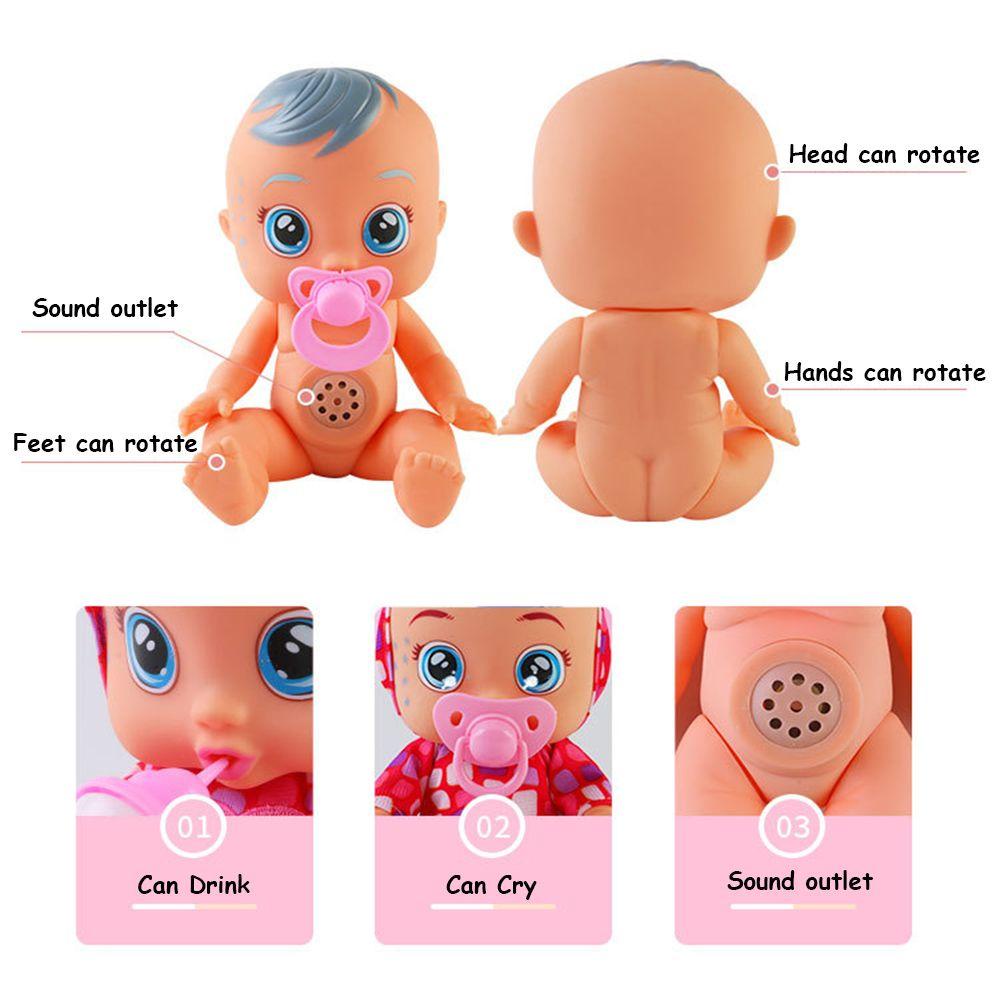BEBETTERM Búp Bê 3D 8Inch / 10Inch Xinh Xắn Đáng Yêu