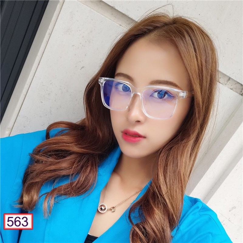 MẮT KÍNH GỌNG CẬN 563 FORM VUÔNG HÀN QUỐC TRENDY SIÊU ĐẸP | BigBuy360 - bigbuy360.vn