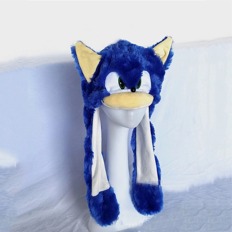 Sonic Nón Nhồi Bông Hình Nhím Gai Hoạt Hình Có Thể Di Chuyển Được Có Đèn led Dễ Thương Cho Trẻ Em