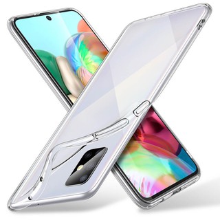 Ốp dẻo trong suốt cho Samsung Galaxy A71 (Hàng loại A)