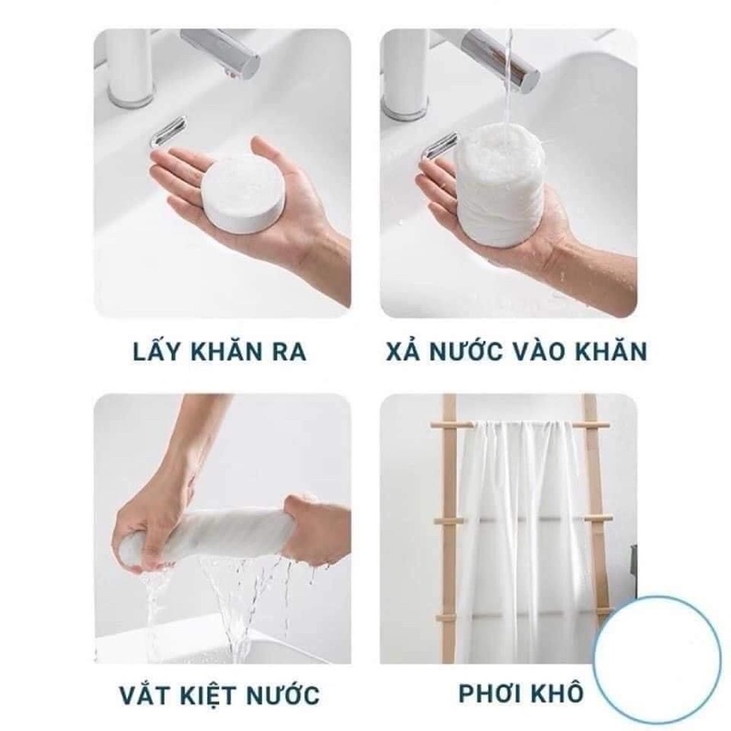 Khăn tắm dạng nén (140*70cm) tiện lợi khi đi du lịch