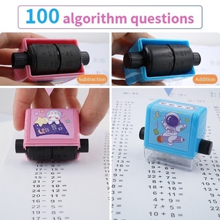 Con dấu lăn in số kèm 100 con dấu dùng dạy học kỹ thuật số