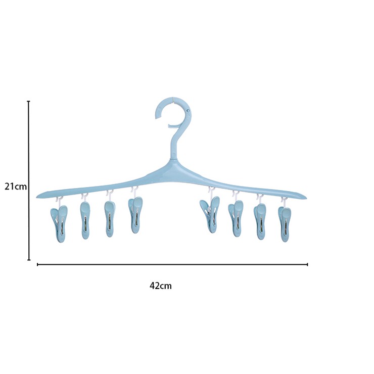 Móc phơi 8 kẹp đa năng (có thể tháo rời kẹp)