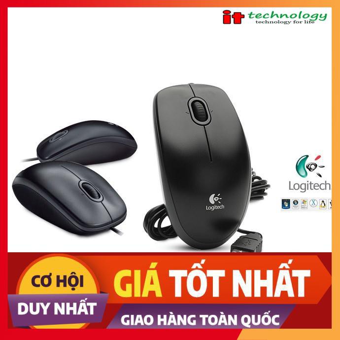 🎁 [Ảnh Thật ] Chuột có dây Logitech B100 USB Chuyên văn phòng