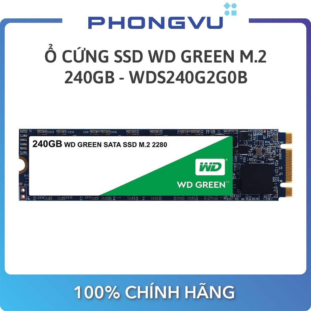 Ổ cứng SSD WD Green 240GB M2-2280 (WDS240G2G0B)