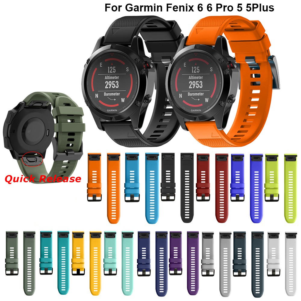 Dây Đeo Silicon Thay Thế Tháo Lắp Nhanh Cho Đồng Hồ Garmin Fenix 7X 6 6X Pro 5X Plus 3HR Forerunner 945 Fenix 7 6 5