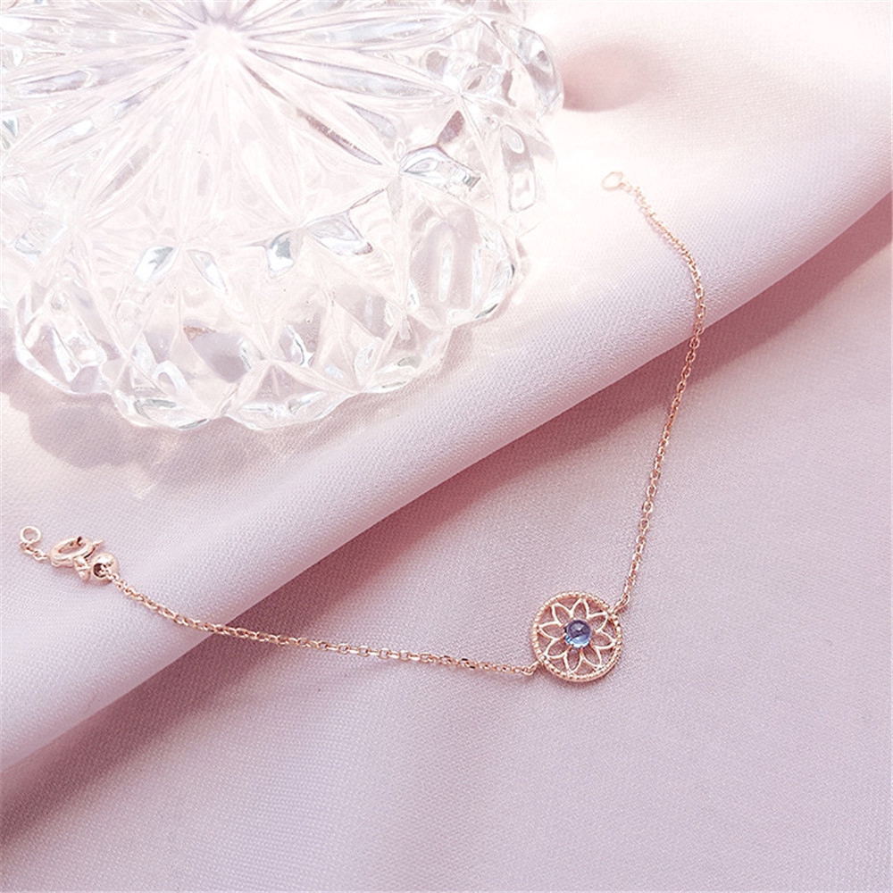 Vòng đeo tay hình hoa hướng dương phong cách Hàn Quốc