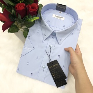 Áo Sơ Mi Nam Tay Ngắn Họa Tiết Thời Trang ( SADOGA)