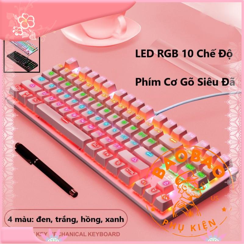 【Hàng sẵn sàng】 Bàn Phím Cơ Máy Tính K550, Chơi Game Dùng Văn Phòng Cực Đã