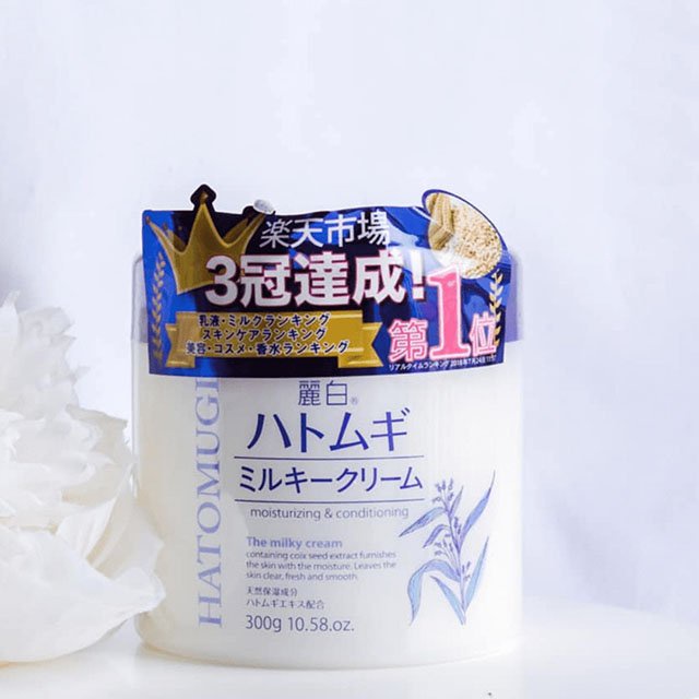 Kem Hatomugi Naturie Dưỡng Ẩm Ý Dĩ Nhật Bản 300g