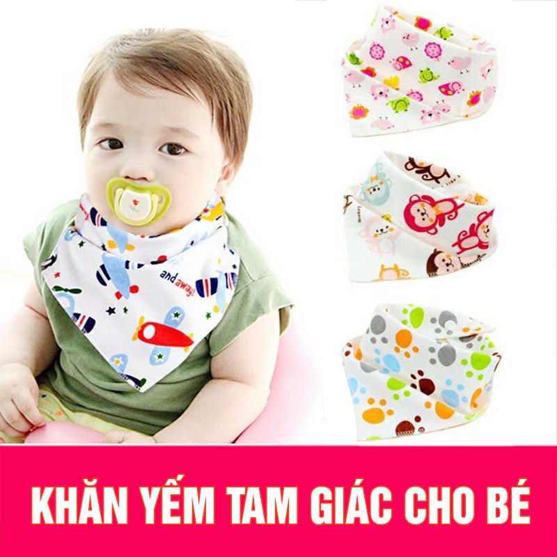 SỈ 10 KHĂN YẾM TAM GIÁC CHO BÉ