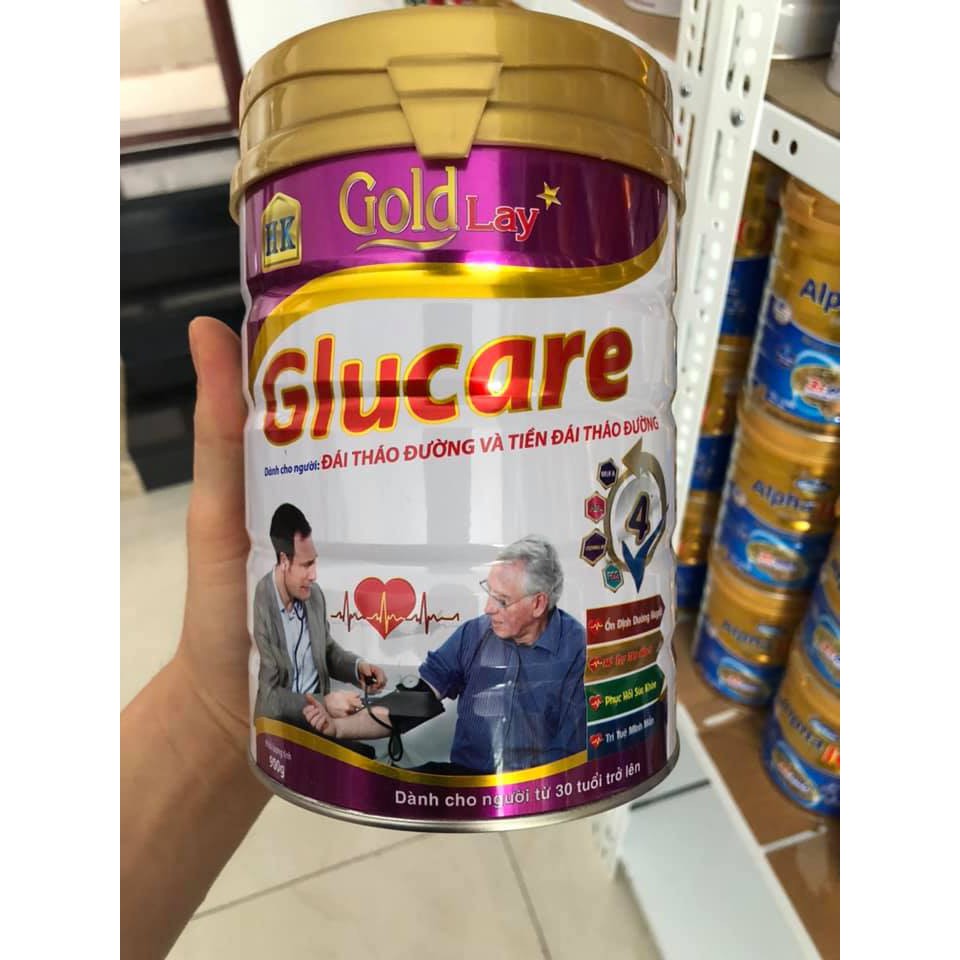 [Combo 6 lon] Sữa tiểu đường Goldlay Glucare 900g, ổn định đường huyết, hỗ trợ tim mạch