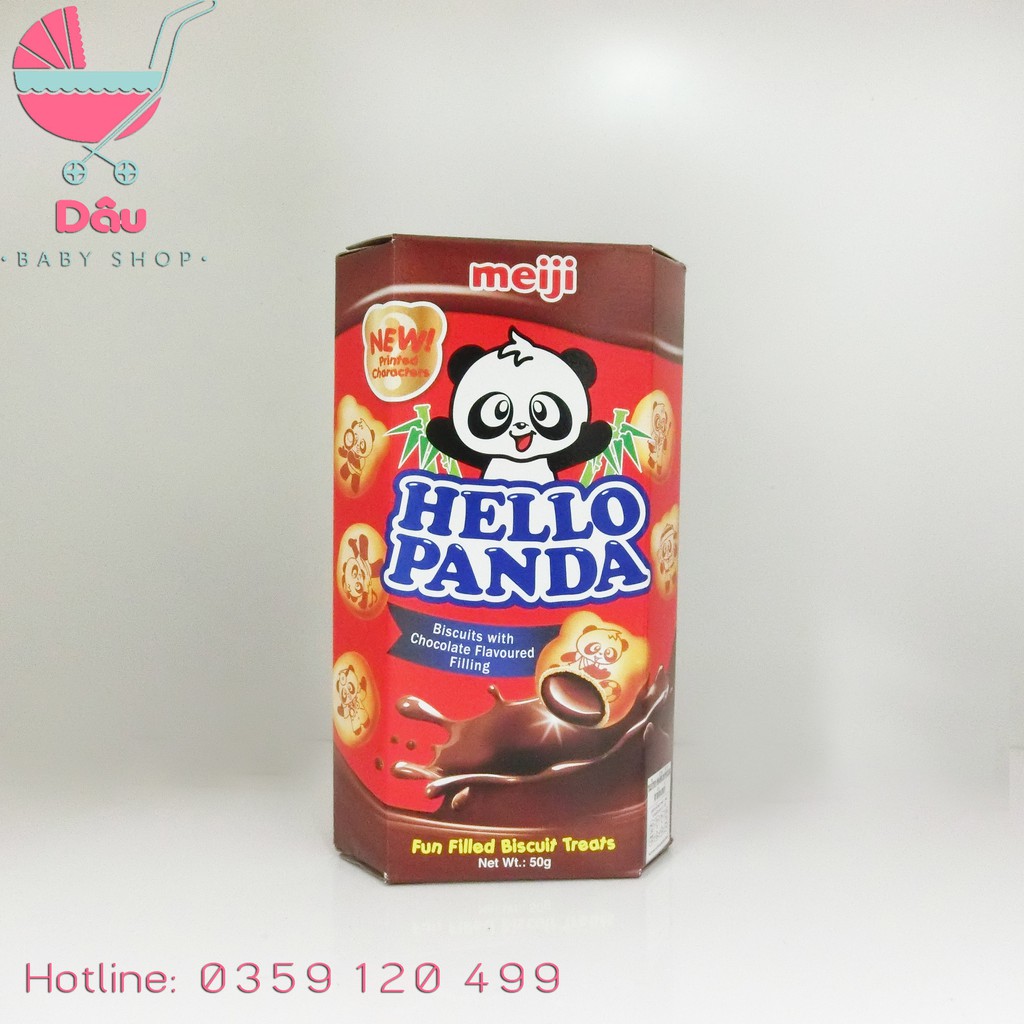 Bánh Gấu Meiji Hello Panda 5 vị